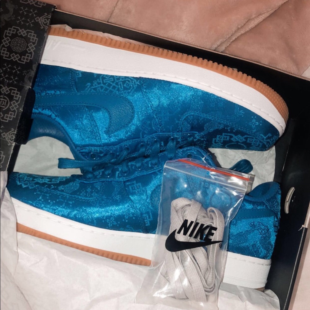 Nike Air Force 1 Low CLOT Silk Blue !!